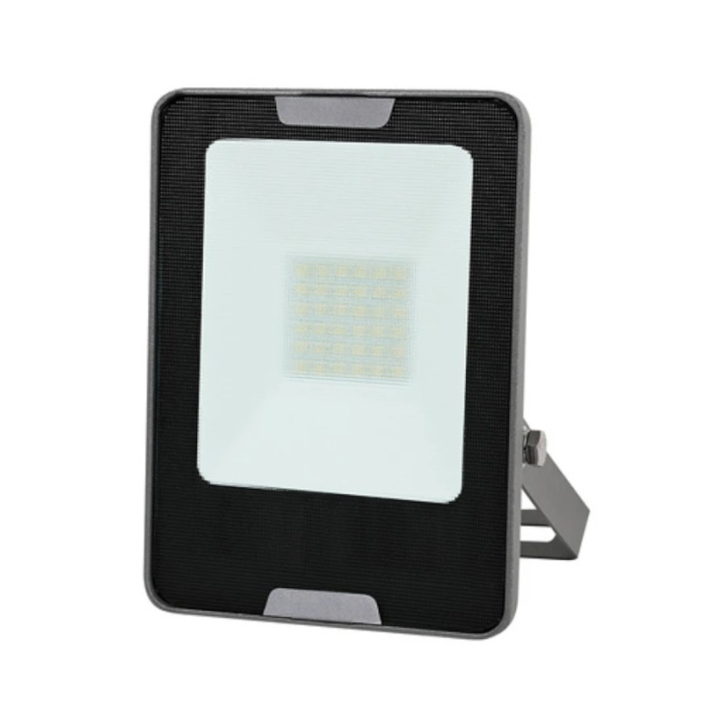 Reflector LED Luz fría 30W Negro Tecnolite