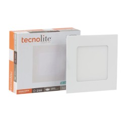 Empotrado LED Luz fría 6W Blanco Tecnolite