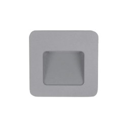 Lámpara de pared LED Luz cálida 2W Gris Bharani Tecnolite