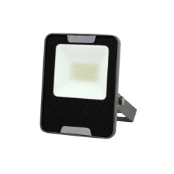 Reflector LED Luz fría 20W Negro para Exterior Tecnolite