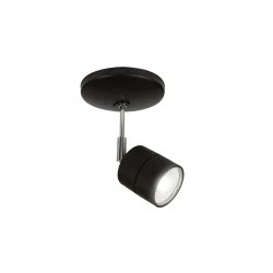 Lámpara de Techo Dirigible tipo Spot para Interior Base GU10 6W Negro Tecnolite