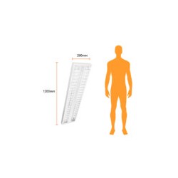 Lámpara gabinete LED T5 G5x2 32W Tecnolite