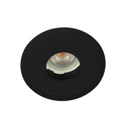 Empootrados LED Luz calida 15W Negro Illux