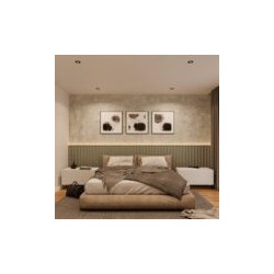 Empootrados LED Luz calida 15W Negro Illux