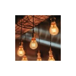 Foco LED Filamento 7W Luz Cálida Base A19 Tecnolite