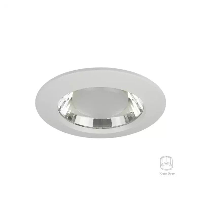Empotrado LED Luz cálida 9W Blanco Nadi Tecnolite